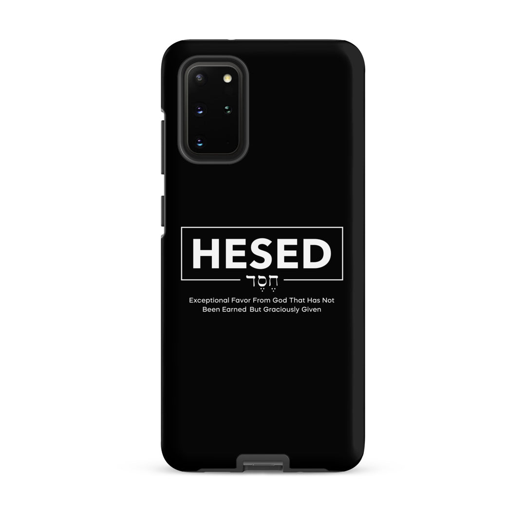 Christian Phone Case Hesed Hebrew Exceptional Favor Black for Samsung® Samsung® Phone Cases   