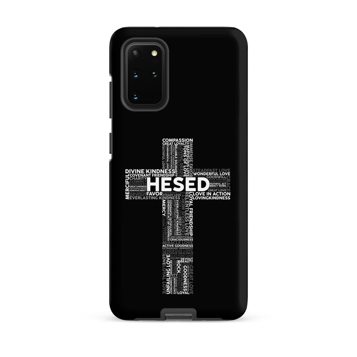 Christian Phone Case Hesed Cross Black for Samsung® Samsung® Phone Cases   