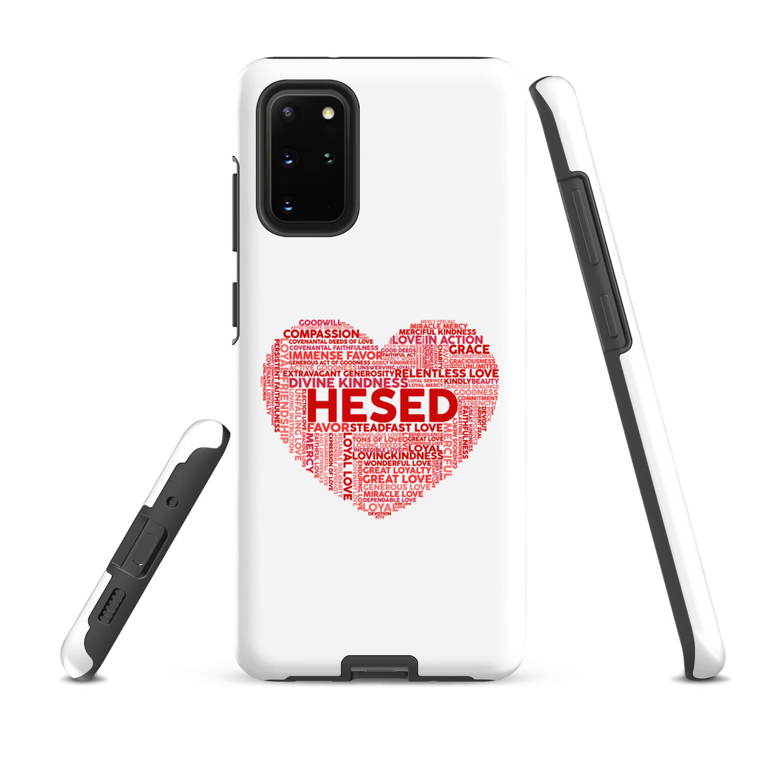 Christian Phone Case Hesed Heart White for Samsung® Samsung® Phone Cases   