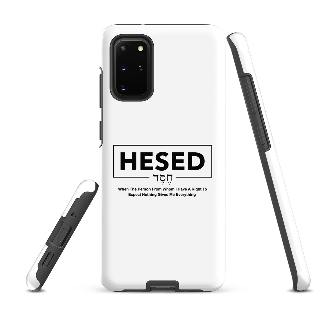 Christian Phone Case Hesed Everything White for Samsung® Samsung® Phone Cases   