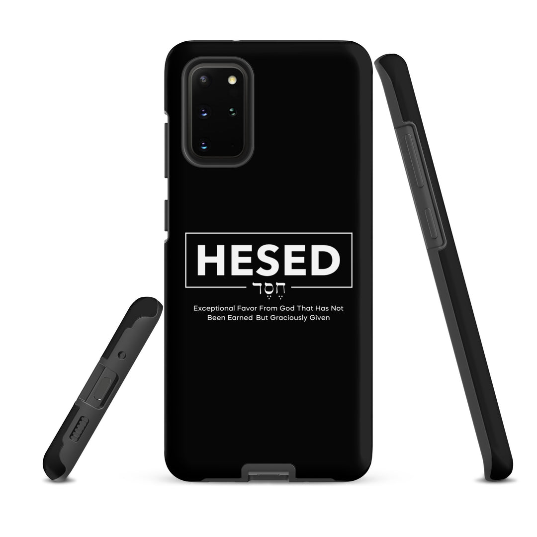 Christian Phone Case Hesed Hebrew Exceptional Favor Black for Samsung® Samsung® Phone Cases   