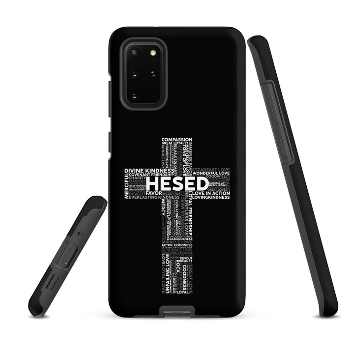 Christian Phone Case Hesed Cross Black for Samsung® Samsung® Phone Cases   