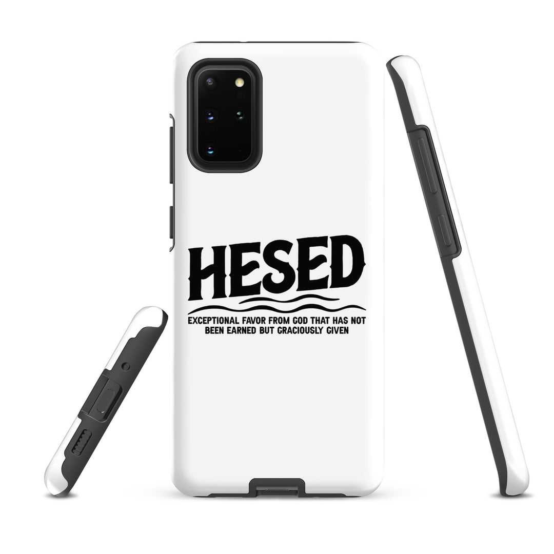 Christian Phone Case Hesed Exceptional Favor White for Samsung® Samsung® Phone Cases   