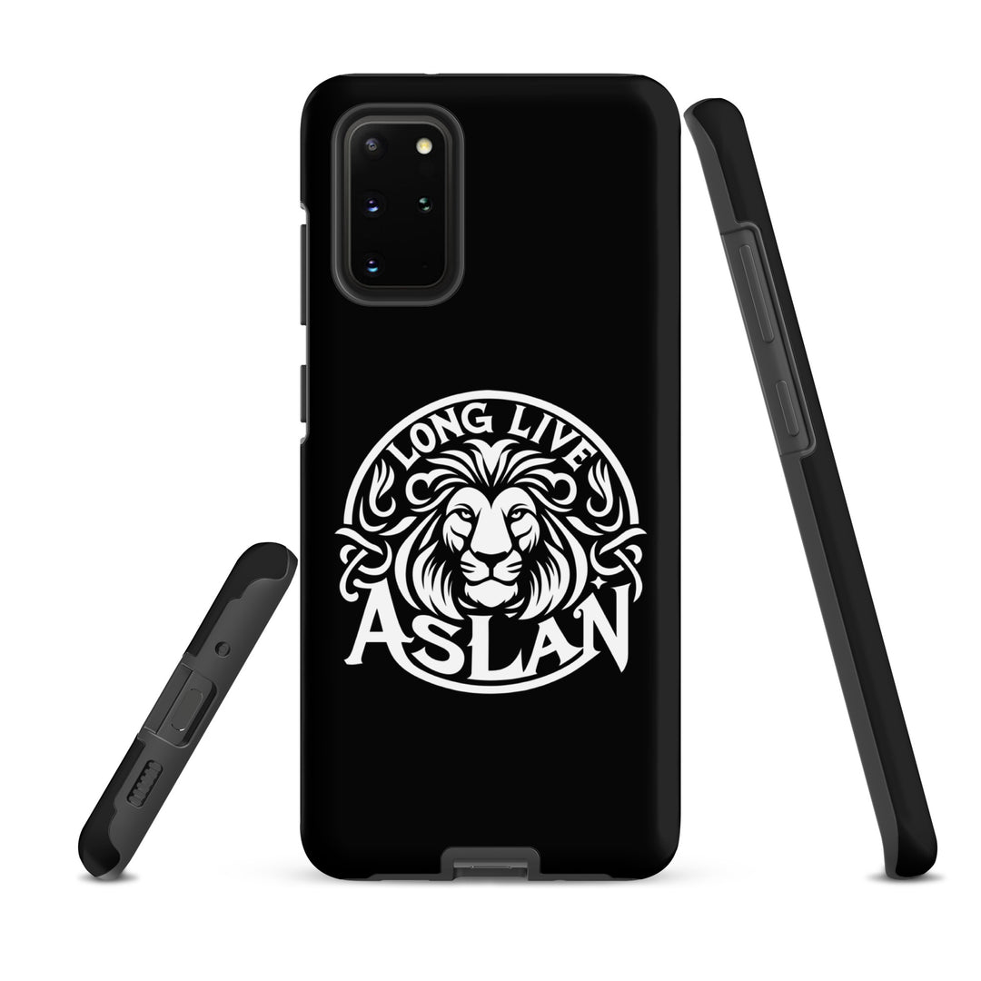 Christian Phone Case Long Live Aslan Black for Samsung® Samsung® Phone Cases   