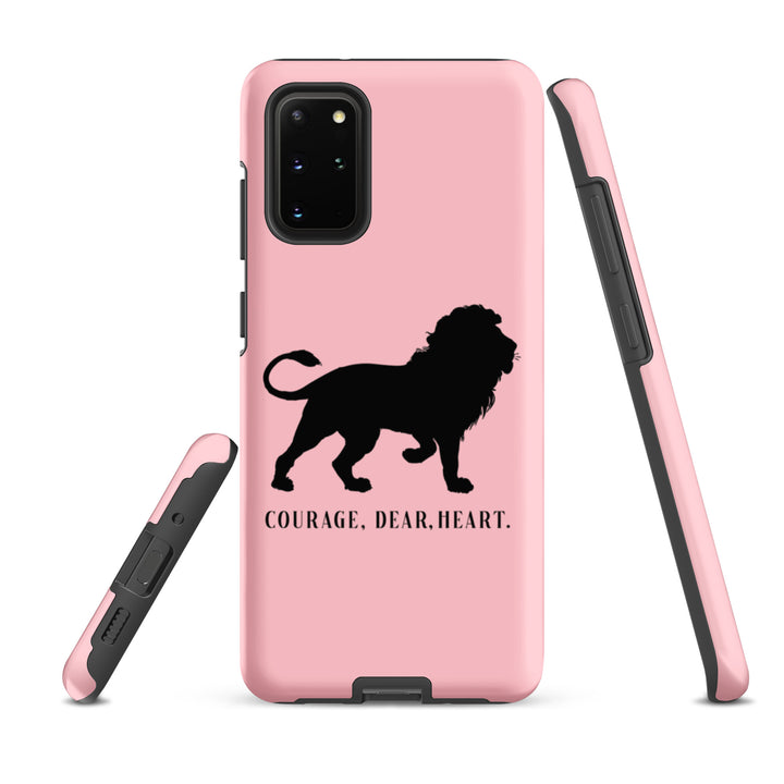 Christian Phone Case Courage Dear Heart Pink for Samsung® Samsung® Phone Cases   