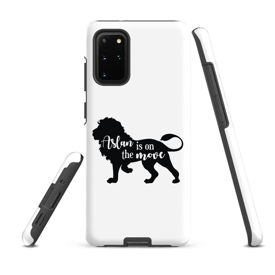 Christian Phone Case Aslan Is On The Move White for Samsung® Samsung® Phone Cases   