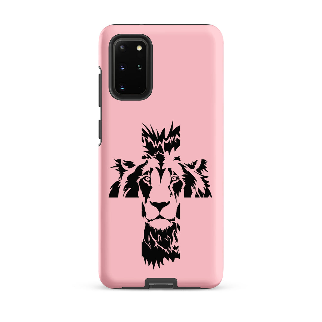 Christian Phone Case Aslan Cross Pink for Samsung® Samsung® Phone Cases Matte Samsung Galaxy S20 Plus 