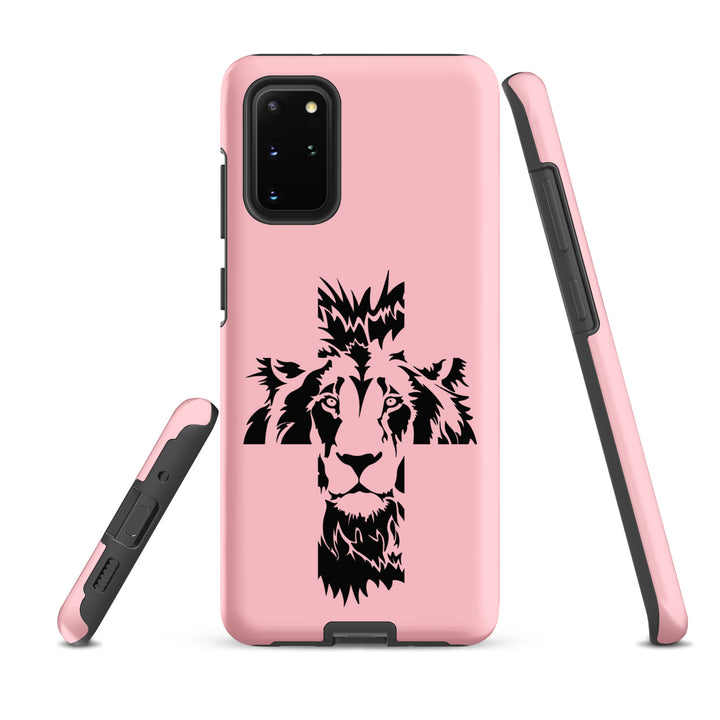 Christian Phone Case Aslan Cross Pink for Samsung® Samsung® Phone Cases   