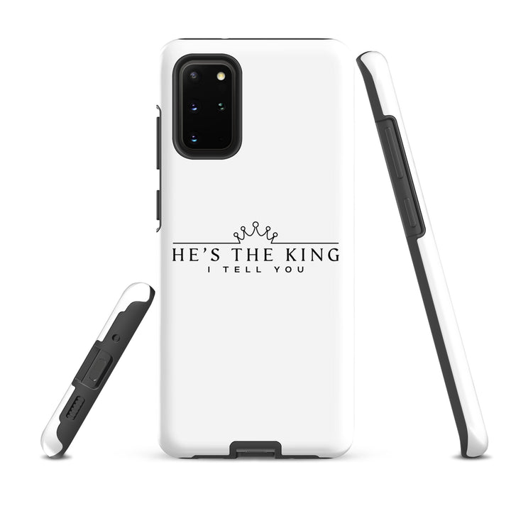 Christian Phone Case He's The King White for Samsung® Samsung® Phone Cases   