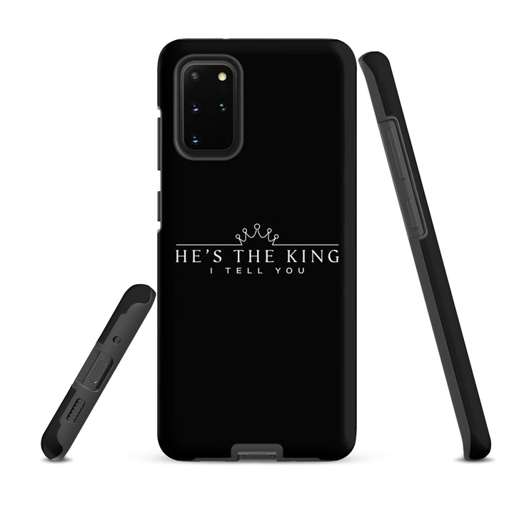 Christian Phone Case He's The King Black for Samsung® Samsung® Phone Cases   