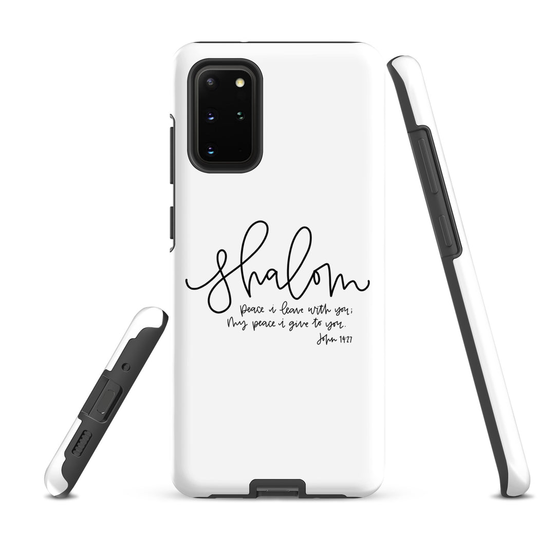 Christian Phone Case Shalom White for Samsung® Samsung® Phone Cases   