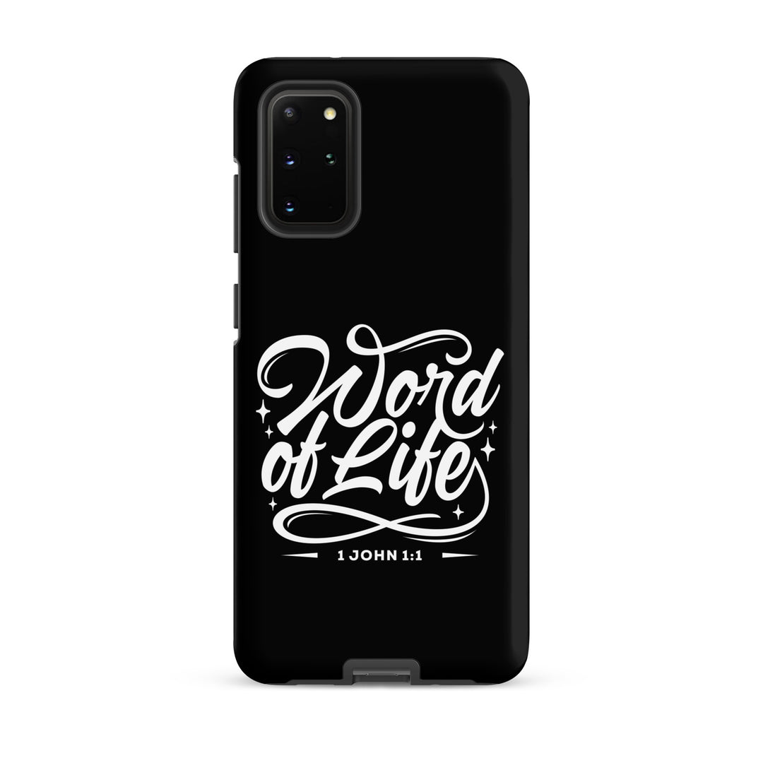 Christian Phone Case Word of Life Black for Samsung® Samsung® Phone Cases Matte Samsung Galaxy S20 Plus 