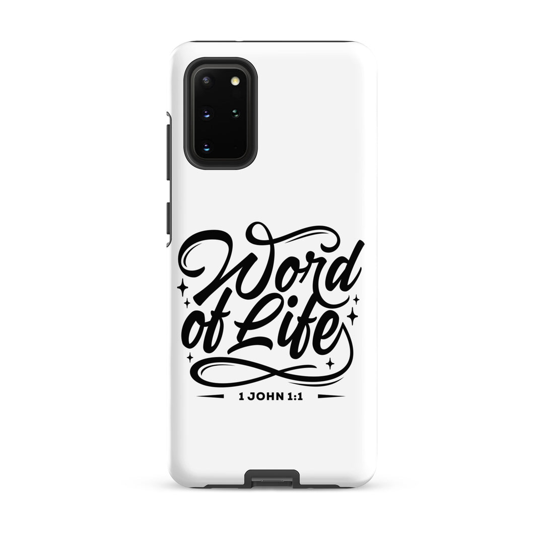 Christian Phone Case Word of Life White for Samsung® Samsung® Phone Cases Matte Samsung Galaxy S20 Plus 