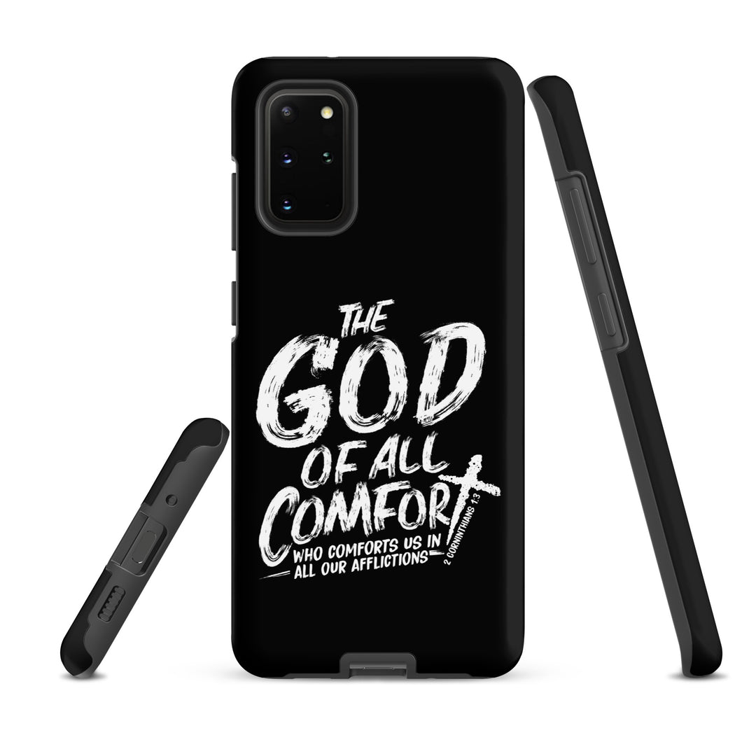 Christian Phone Case God of All Comfort Black for Samsung® Samsung® Phone Cases   