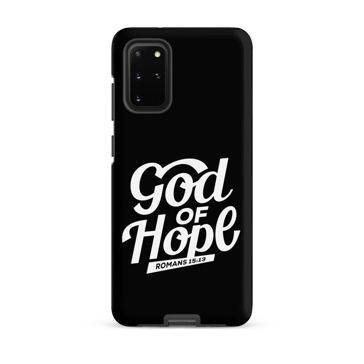 Christian Phone Case God of Hope Black for Samsung® Samsung® Phone Cases Matte Samsung Galaxy S20 Plus 