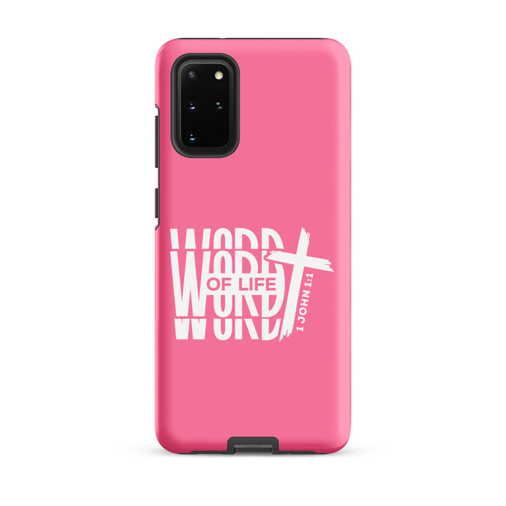 Christian Phone Case Word of Life Cross Pink for Samsung® Samsung® Phone Cases Matte Samsung Galaxy S20 Plus 