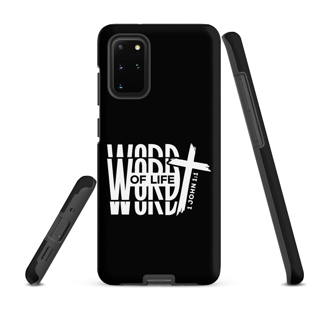 Christian Phone Case Word of Life Cross Black for Samsung® Samsung® Phone Cases   