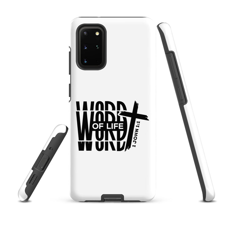 Christian Phone Case Word of Life Cross White for Samsung® Samsung® Phone Cases   