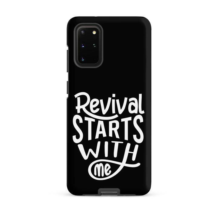 Christian Phone Case Revival Starts With Me Black for Samsung® Samsung® Phone Cases Matte Samsung Galaxy S20 Plus 