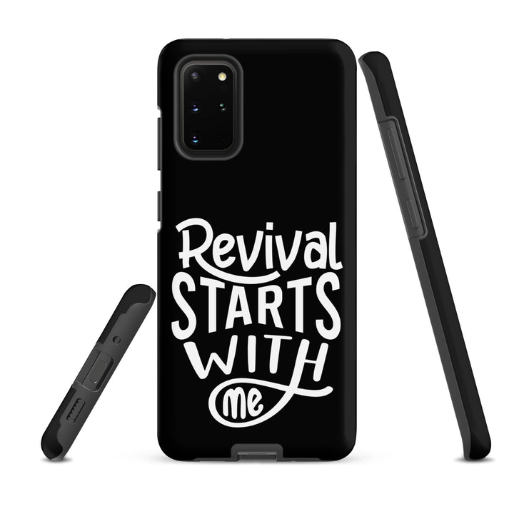 Christian Phone Case Revival Starts With Me Black for Samsung® Samsung® Phone Cases   