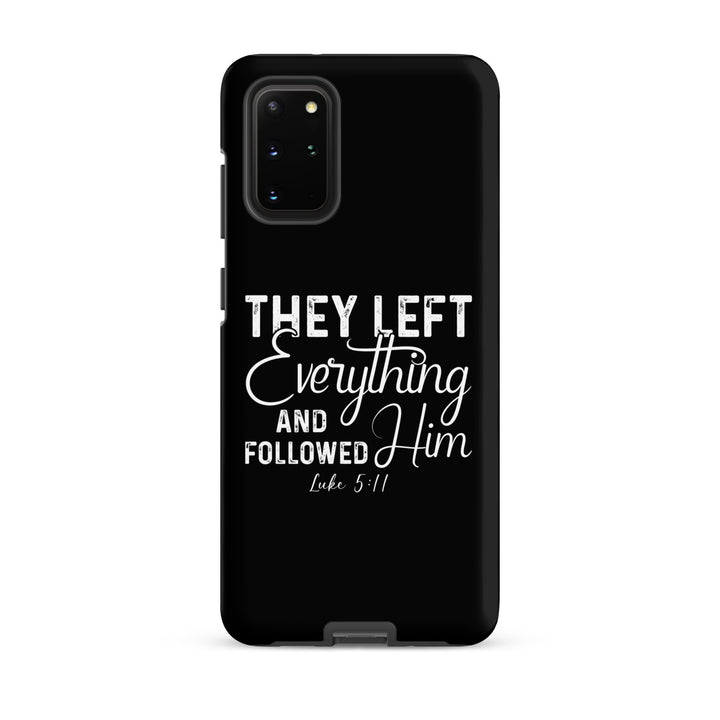 Christian Phone Case Left Everything Black for Samsung® Samsung® Phone Cases Matte Samsung Galaxy S20 Plus 