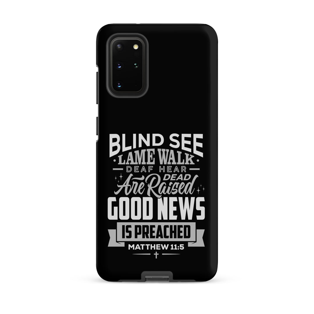 Christian Phone Case Go and Tell John Black for Samsung® Samsung® Phone Cases Matte Samsung Galaxy S20 Plus 