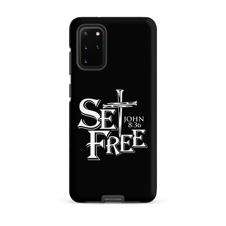 Christian Phone Case Set Free Black for Samsung® Samsung® Phone Cases Matte Samsung Galaxy S20 Plus 