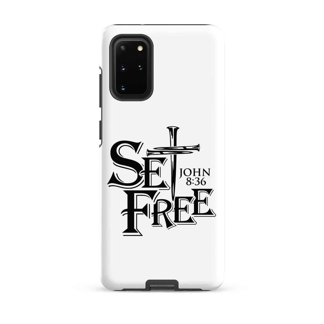 Christian Phone Case Set Free White for Samsung® Samsung® Phone Cases Matte Samsung Galaxy S20 Plus 