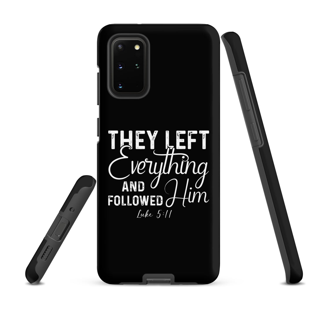 Christian Phone Case Left Everything Black for Samsung® Samsung® Phone Cases   