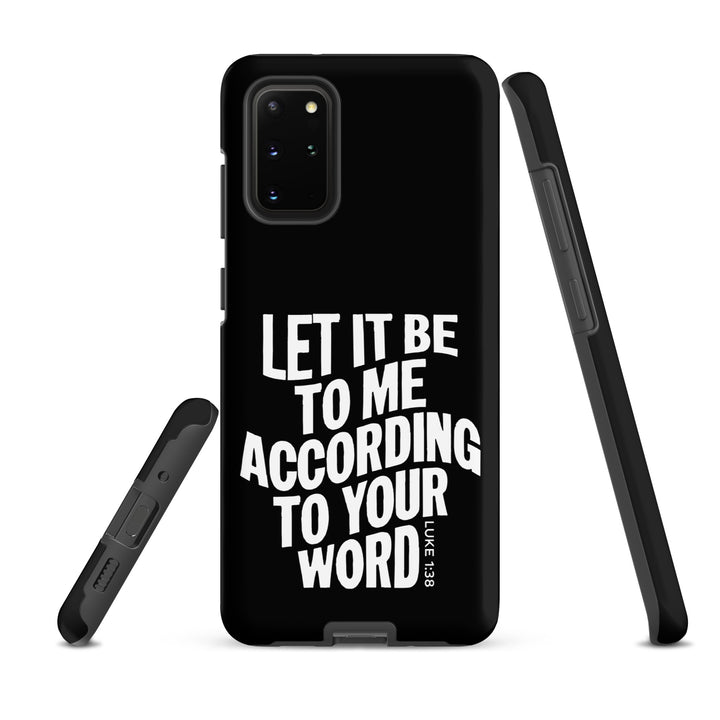 Christian Phone Case According To Your Word Black for Samsung® Samsung® Phone Cases   