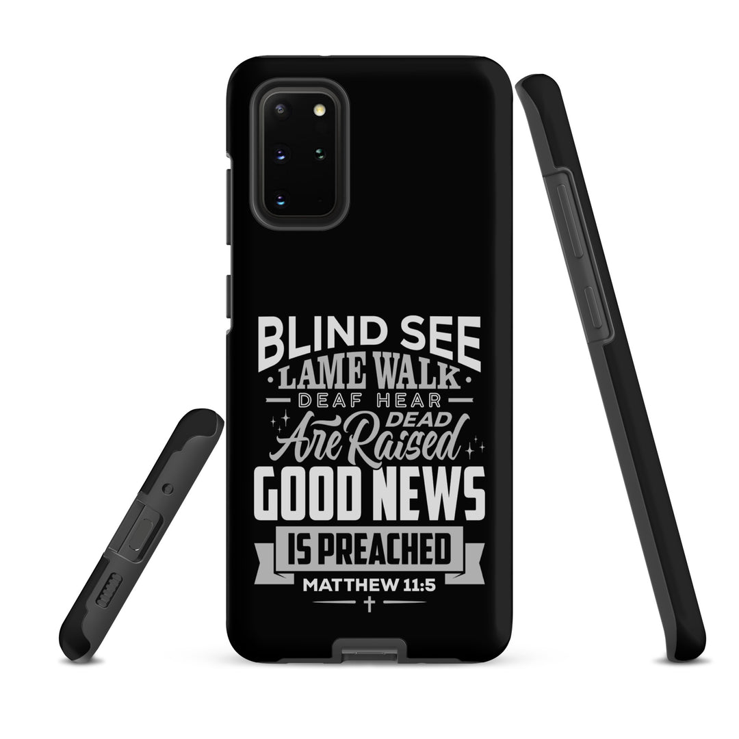 Christian Phone Case Go and Tell John Black for Samsung® Samsung® Phone Cases   