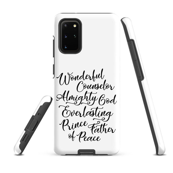 Christian Phone Case Wonderful Counselor White for Samsung® Samsung® Phone Cases   