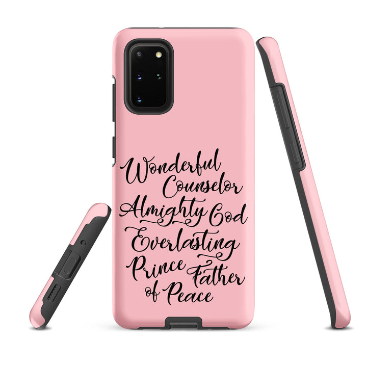 Christian Phone Case Wonderful Counselor Pink for Samsung® Samsung® Phone Cases   