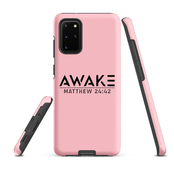 Christian Phone Case Awake  Pink for Samsung® Samsung® Phone Cases   