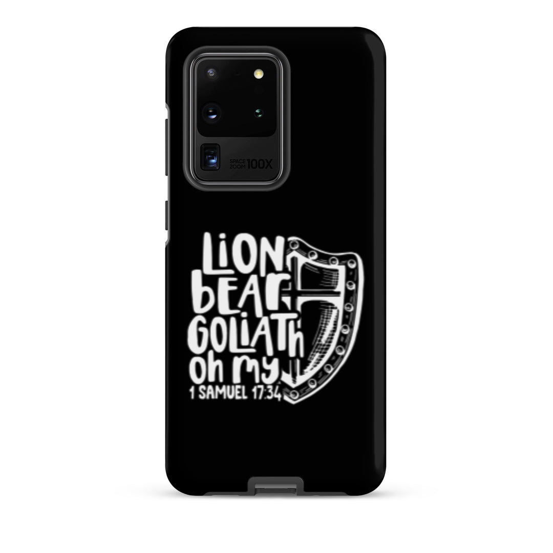 Christian Phone Case Lion Bear Goliath Oh My for Samsung® Samsung® Phone Cases Matte Samsung Galaxy S20 Ultra 