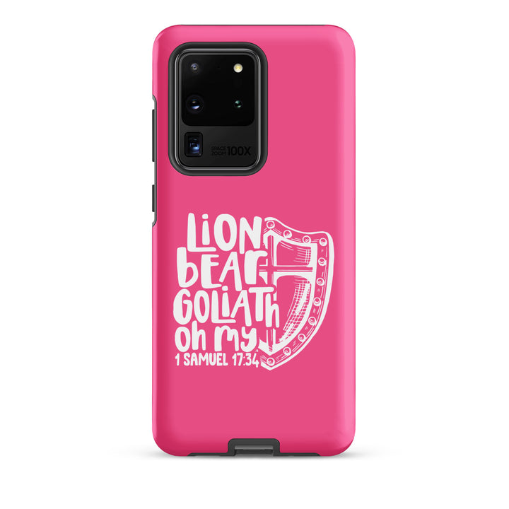 Christian Phone Case Lion Bear Goliath Oh My for Samsung® Samsung® Phone Cases Matte Samsung Galaxy S20 Ultra 