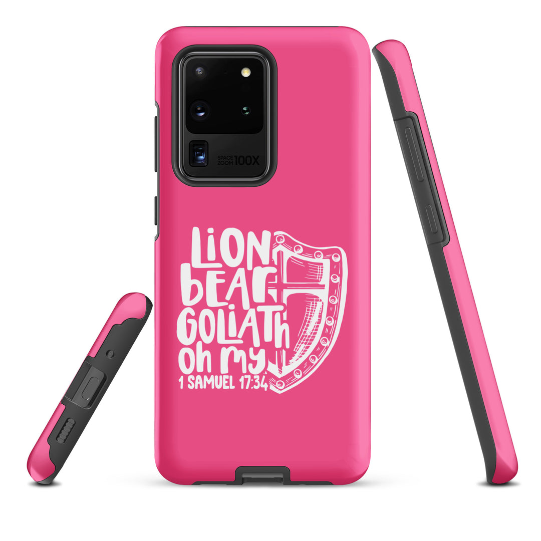 Christian Phone Case Lion Bear Goliath Oh My for Samsung® Samsung® Phone Cases   