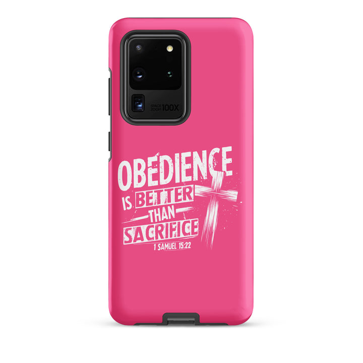 Christian Phone Case Obedience Is Better for Samsung® Samsung® Phone Cases Matte Samsung Galaxy S20 Ultra 