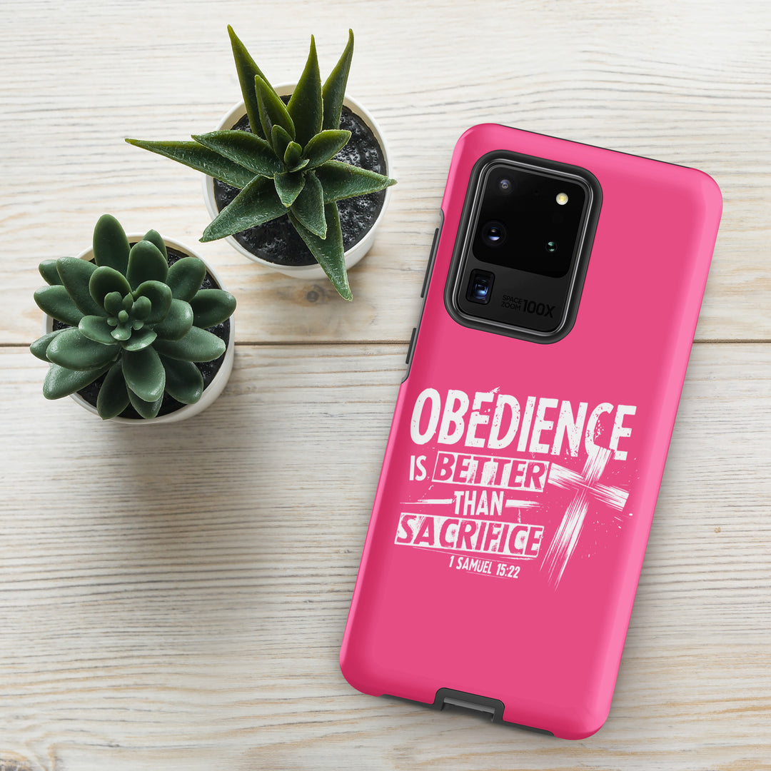 Christian Phone Case Obedience Is Better for Samsung® Samsung® Phone Cases   