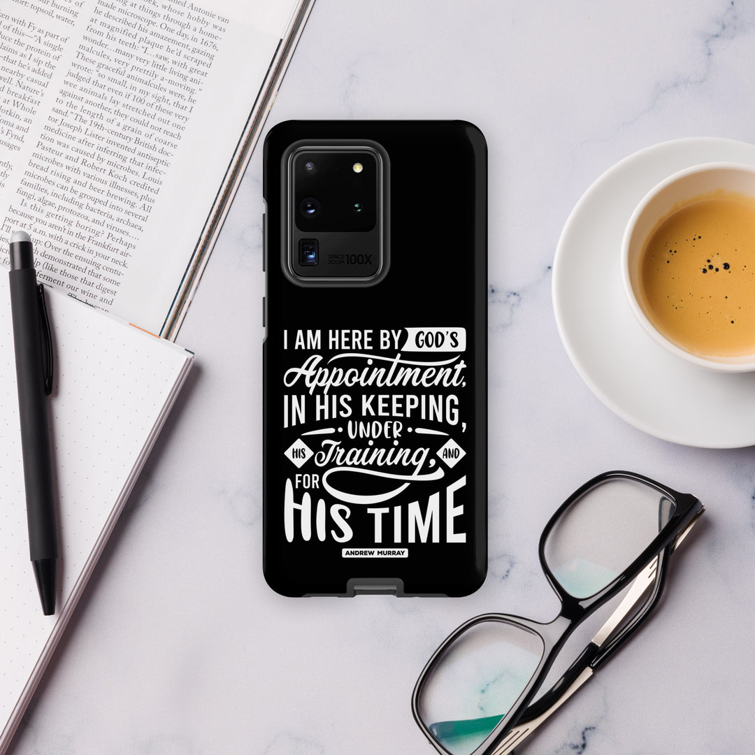 Christian Phone Case His Time Black for Samsung® Samsung® Phone Cases   