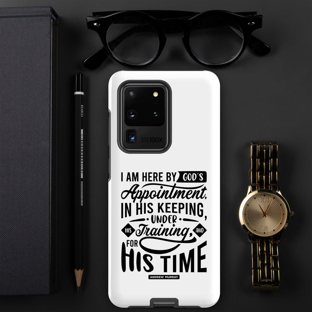 Christian Phone Case His Time White for Samsung® Samsung® Phone Cases   