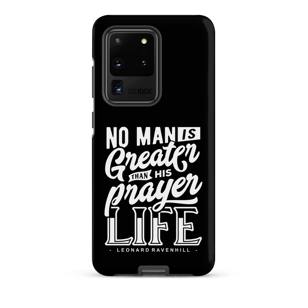 Christian Phone Case Prayer Life Black for Samsung® Samsung® Phone Cases Matte Samsung Galaxy S20 Ultra 