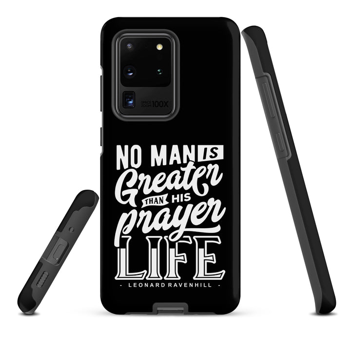 Christian Phone Case Prayer Life Black for Samsung® Samsung® Phone Cases   