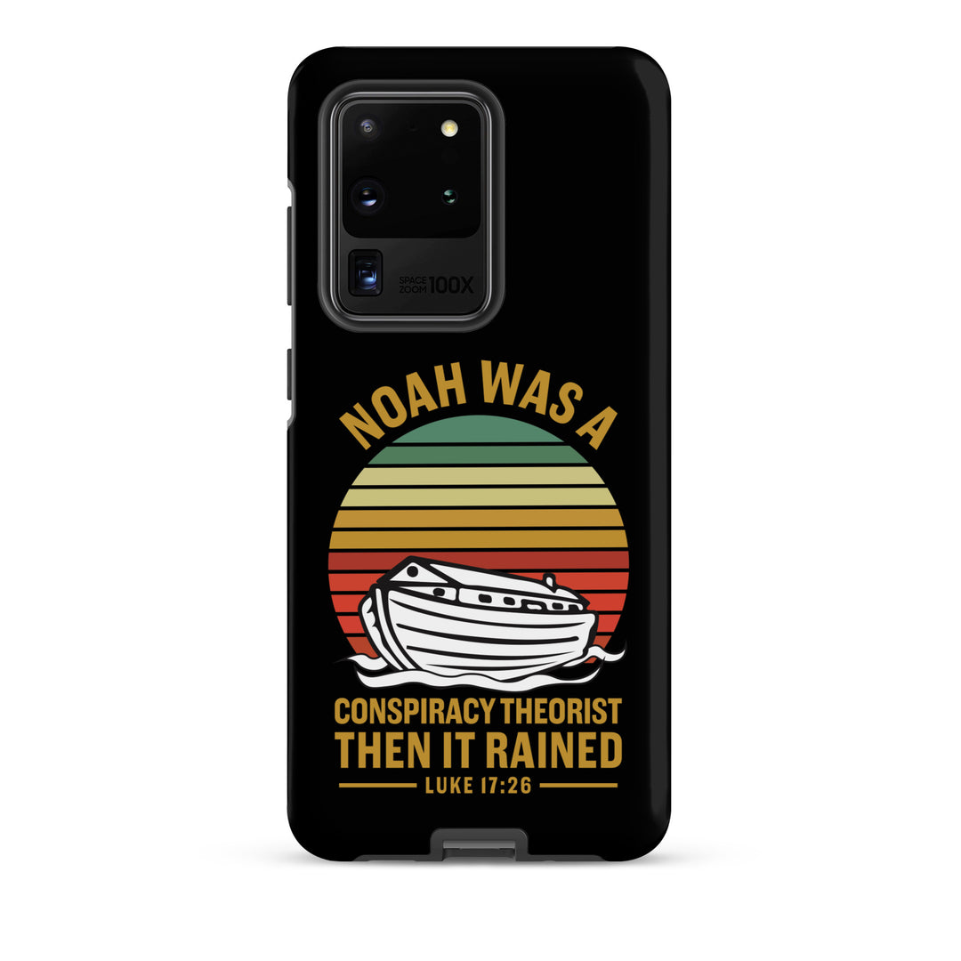 Christian Phone Case Noah Conspiracy Black for Samsung® Samsung® Phone Cases Matte Samsung Galaxy S20 Ultra 