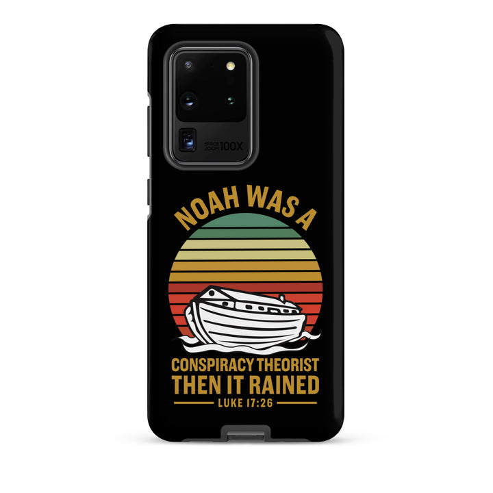 Christian Phone Case Noah Conspiracy Black for Samsung® Samsung® Phone Cases Matte Samsung Galaxy S20 Ultra 