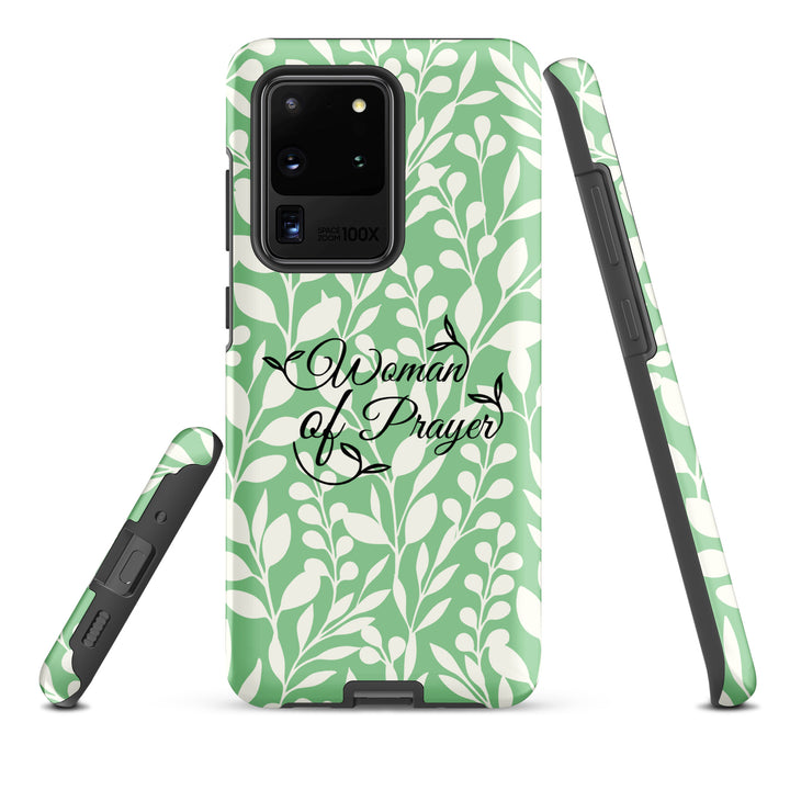 Christian Phone Case Woman of Prayer Green for Samsung® Samsung® Phone Cases   