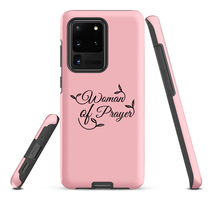 Christian Phone Case Woman of Prayer Pink for Samsung® Samsung® Phone Cases   