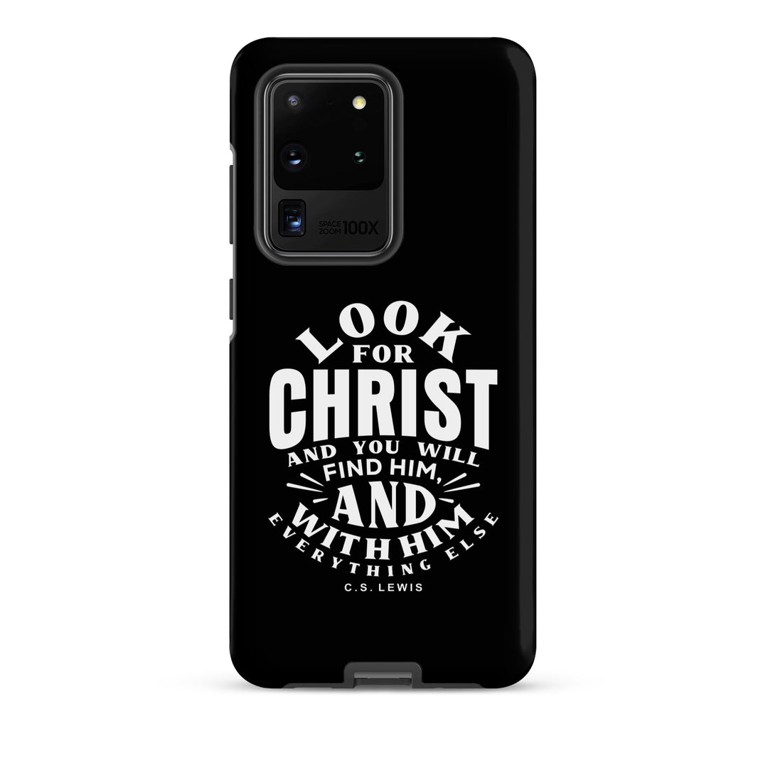 Christian Phone Case Look For Christ Black for Samsung® Samsung® Phone Cases Matte Samsung Galaxy S20 Ultra 