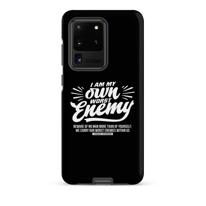 Christian Phone Case Worst Enemy Black for Samsung® Samsung® Phone Cases Matte Samsung Galaxy S20 Ultra 