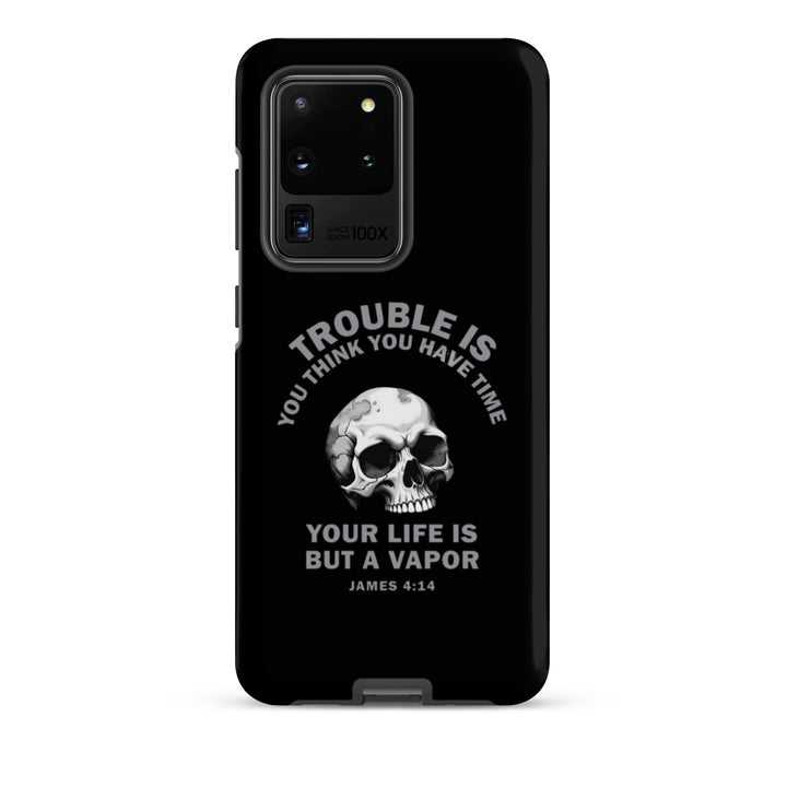 Christian Phone Case Life Is Vapor Black for Samsung® Samsung® Phone Cases Matte Samsung Galaxy S20 Ultra 